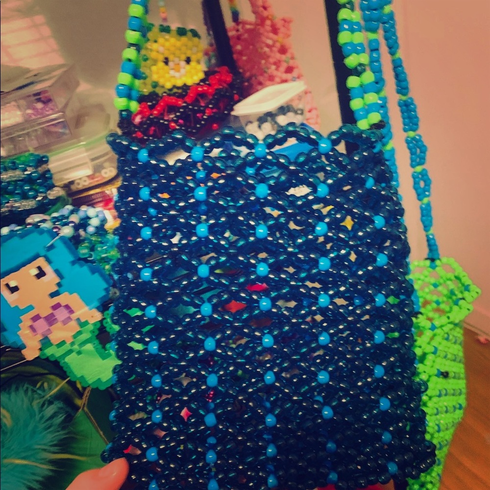 Homemade Kandi Pony Bead Purse